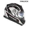 Casque moto Modulable Acerbis SEREL - NOIR et ARGENT