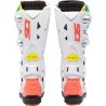 Bottes moto tout terrain Sidi Crossfire 3 SRS Blanc Cyan Corail
