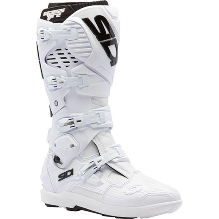 Bottes moto tout terrain Sidi Crossfire 3 SRS Blanc Noir