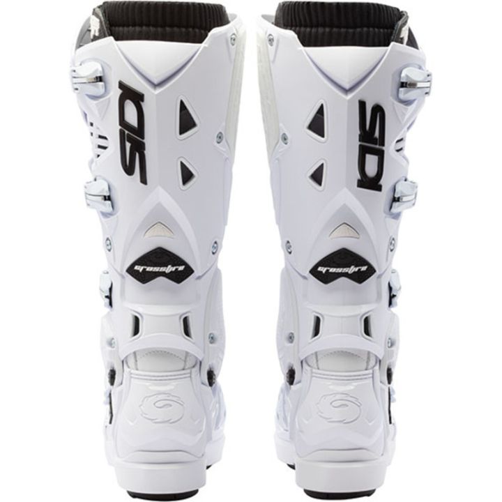 Bottes moto tout terrain Sidi Crossfire 3 SRS Blanc Noir