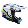 Casque cross Bell Moto-10 Spherical Grid - Blanc