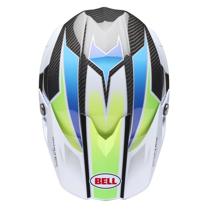 Casque cross Bell Moto-10 Spherical Grid - Blanc