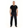 Pantalon moto touring Rukka ARMAGATE Noir jambes courtes