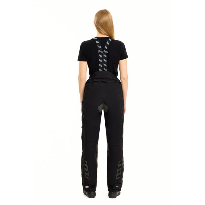 Pantalon moto touring femme Rukka FLEXORINA Noir jambes courtes