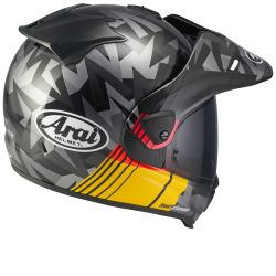 Casque adventure Arai Tour-X5 Nation De - Noir Jaune Rouge 2