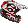 Casque cross Arai Mx-V Evo Flame - Blanc