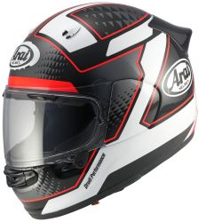 Casque intégral Arai Quantic Giu - Noir Blanc Rouge