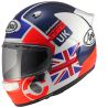 Casque intégral Arai Quantic Nation Uk - Rouge Blanc Bleu