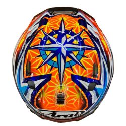 Casque intégral Arai Rx-7V Evo- Okamoto Compass 2