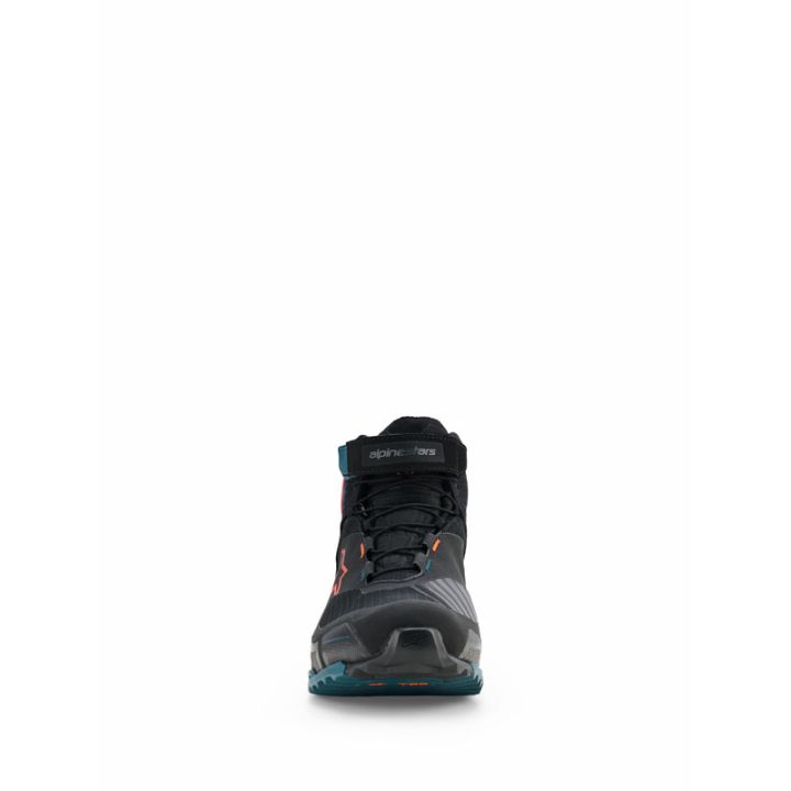 Baskets Alpinestars CR-X Drystar - Noir Bleu Petrol Orange Fluo