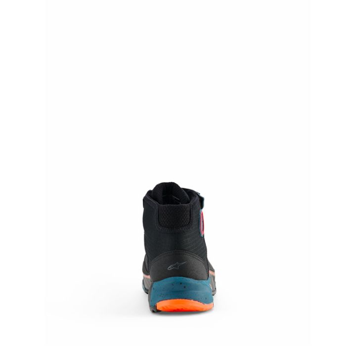 Baskets Alpinestars CR-X Drystar - Noir Bleu Petrol Orange Fluo