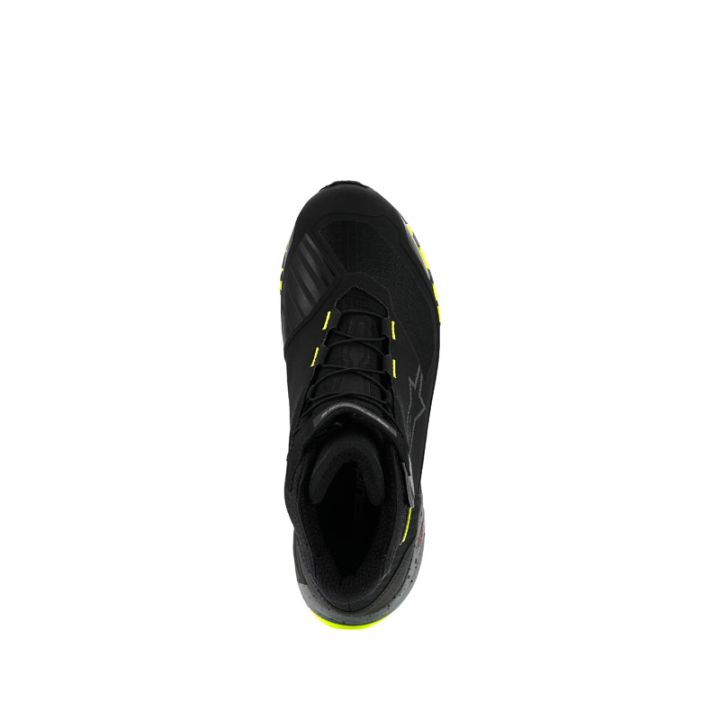 Baskets Alpinestars CR-X Drystar - Noir Gris Jaune Fluo