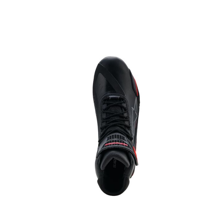 Baskets Alpinestars Faster-4 Drystar - Noir Rouge Fluo