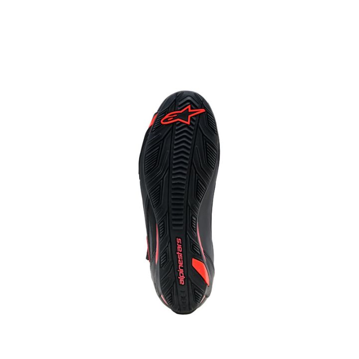 Baskets Alpinestars Faster-4 Drystar - Noir Rouge Fluo