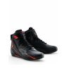 Baskets Alpinestars Faster-4 Drystar - Noir Rouge Fluo