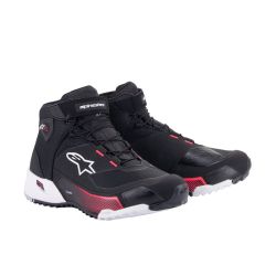 Baskets femme Alpinestars CR-X Drystar - Noir Blanc Rose Diva