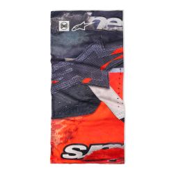 Tour de cou Buff Ecostretch X Alpinestars - Ignite Noir rouge 2