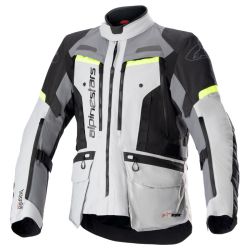 Veste Alpinestars Bogota Pro Drystar - Bleu Ice Gris Jaune Fluo
