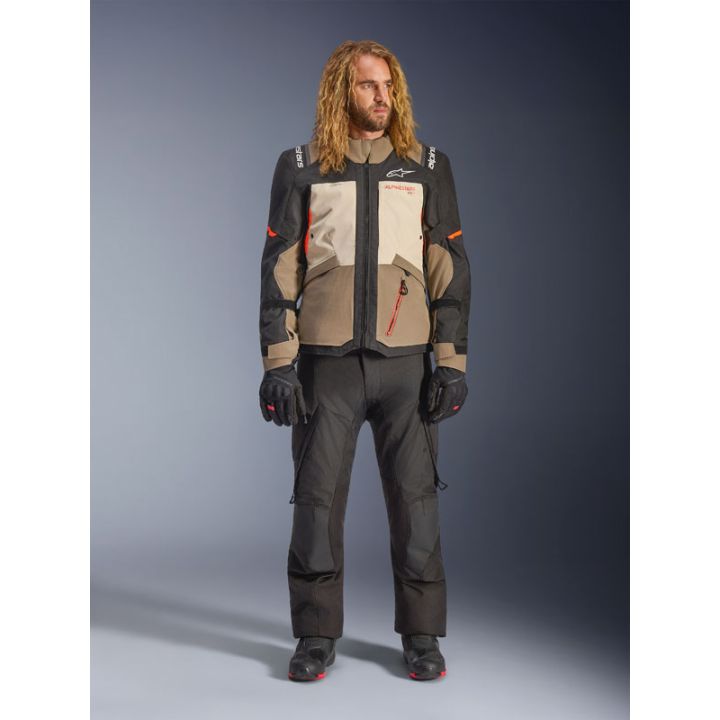 Veste Alpinestars Andes V4 Drystar - Marron Walnut Beige Noir