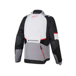 Veste Alpinestars Andes V4 Drystar - Gris foncé Bleu Ice Gris Rouge Bright 2