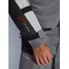 Veste Alpinestars Andes V4 Drystar - Gris foncé Bleu Ice Gris Rouge Bright