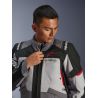 Veste Alpinestars Andes V4 Drystar - Gris foncé Bleu Ice Gris Rouge Bright