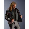 Veste Alpinestars Andes V4 Drystar - Gris foncé Bleu Ice Gris Jaune Fluo