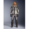 Veste Alpinestars Andes V4 Drystar - Gris foncé Bleu Ice Gris Jaune Fluo