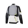 Veste Alpinestars Andes V4 Drystar - Gris foncé Bleu Ice Gris Jaune Fluo