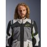 Veste Alpinestars Andes V4 Drystar - Gris foncé Bleu Ice Gris Jaune Fluo