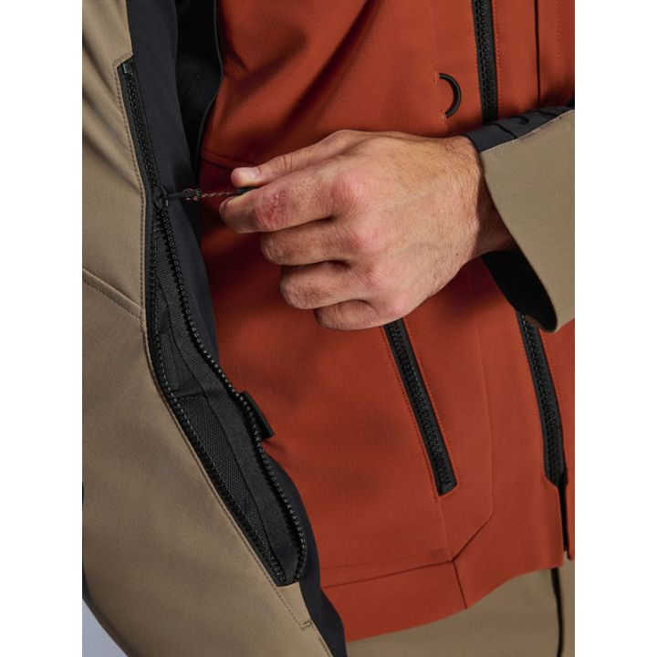 Veste Alpinestars AMT-8 Stretch Drystar XF - Marron Walnut Noir
