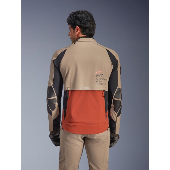Veste Alpinestars AMT-8 Stretch Drystar XF - Marron Walnut Noir