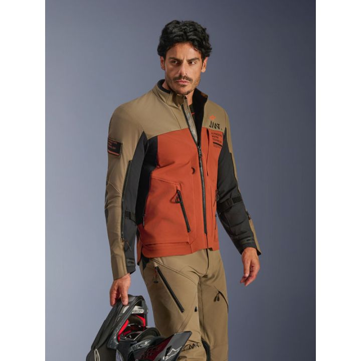 Veste Alpinestars AMT-8 Stretch Drystar XF - Marron Walnut Noir
