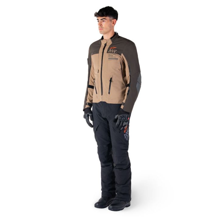 Veste Alpinestars AMT-8 Stretch Drystar XF - Marron Kaki