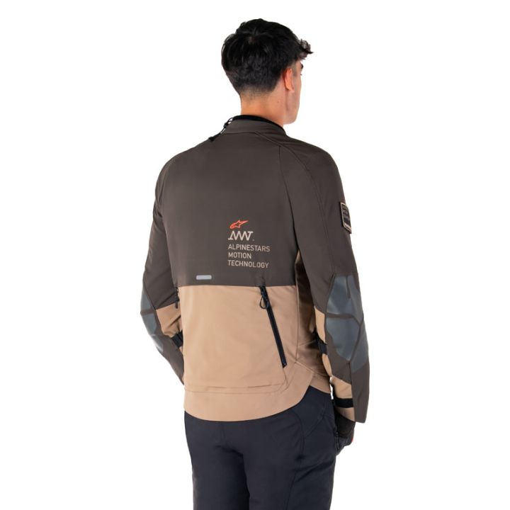 Veste Alpinestars AMT-8 Stretch Drystar XF - Marron Kaki