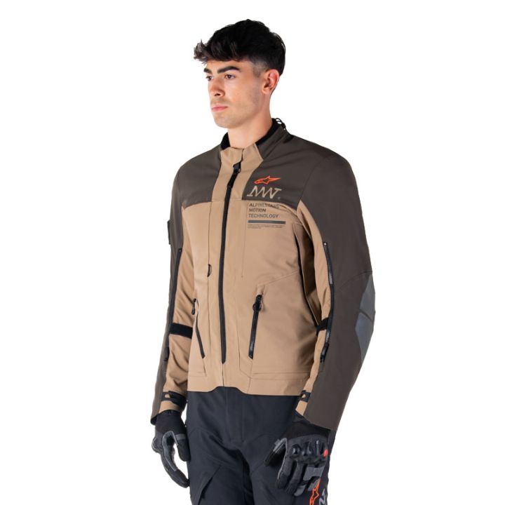 Veste Alpinestars AMT-8 Stretch Drystar XF - Marron Kaki
