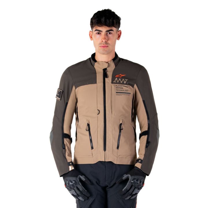 Veste Alpinestars AMT-8 Stretch Drystar XF - Marron Kaki