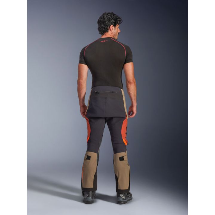Pantalon Alpinestars Halo Pro Drystar XF laminée - Marron Walnut Noir