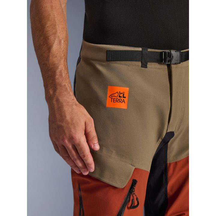 Pantalon Alpinestars Halo Pro Drystar XF laminée - Marron Walnut Noir