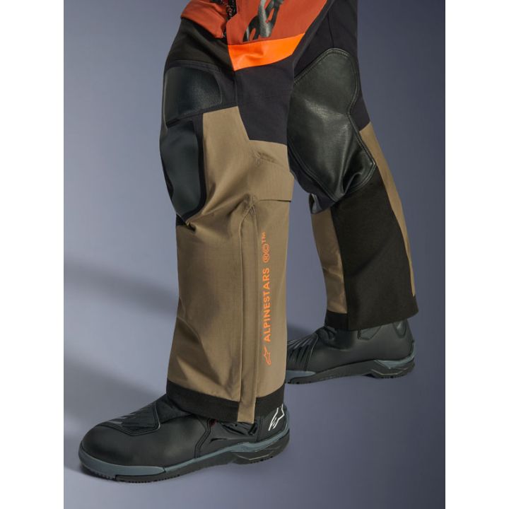 Pantalon Alpinestars Halo Pro Drystar XF laminée - Marron Walnut Noir