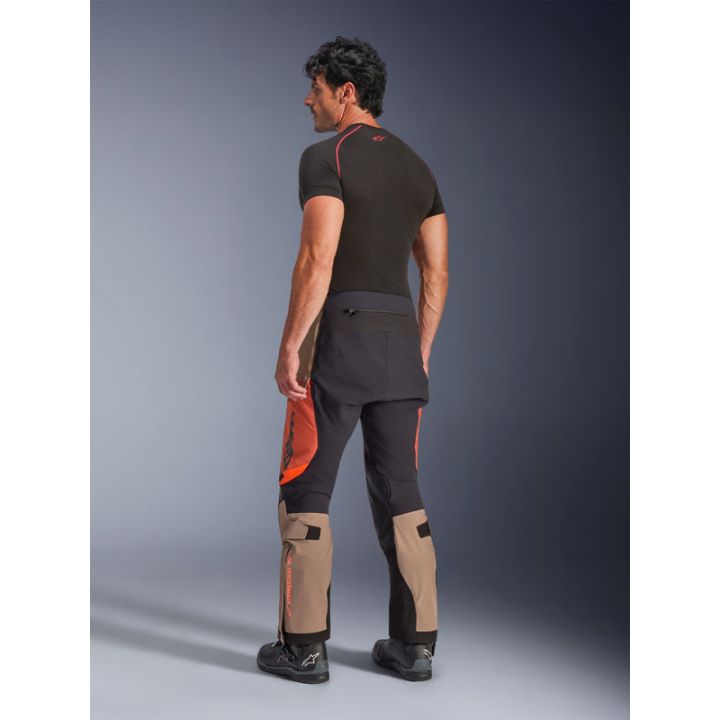 Pantalon Alpinestars Halo Pro Drystar XF laminée - Marron Walnut Noir