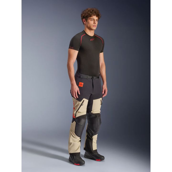 Pantalon Alpinestars Halo Pro Drystar XF laminée - Beige Noir