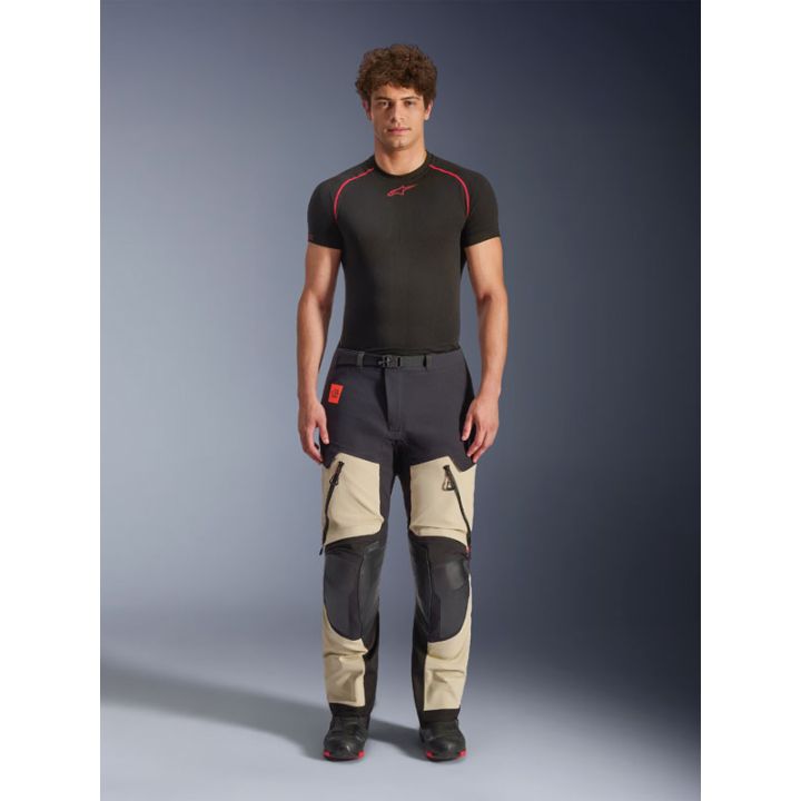 Pantalon Alpinestars Halo Pro Drystar XF laminée - Beige Noir