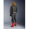 Blouson cuir Alpinestars GP Force V2 - Noir Rouge Fluo