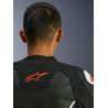 Blouson cuir Alpinestars GP Force V2 - Noir Blanc