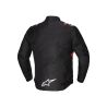 Blouson Alpinestars T-SPS V2 Waterproof - Noir Blanc Rouge Fluo