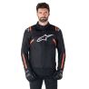Blouson Alpinestars T-SPS V2 Waterproof - Noir Blanc Rouge Fluo
