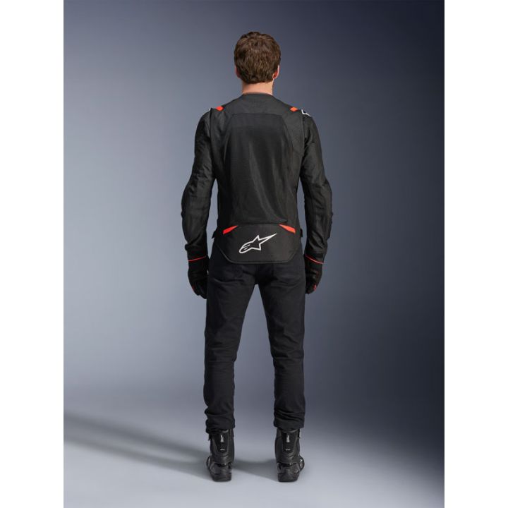 Blouson Alpinestars T-SPS Air V2 - Noir Rouge Fluo