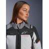 Veste Alpinestars Stella Andes V4 Drystar - Gris Bleu Ice Corail fluo