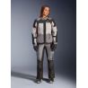 Veste Alpinestars Stella Andes V4 Drystar - Gris Bleu Ice Corail fluo